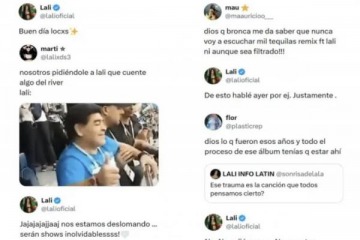 Foto de Con ironía y escenario político: Lali volvió a cruzar al gobierno y apuntó contra Adorni