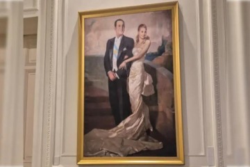 Foto de Bajaron un cuadro de Perón y Evita de Casa Rosada por orden de Karina Milei