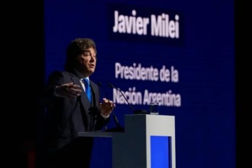 Foto de Ante empresarios en AmCham 2026, Javier Milei alardeó del ajuste que lleva su gestión y defendió el rumbo económico