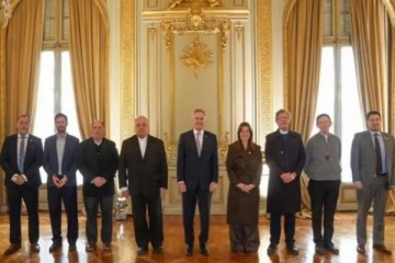 Foto de El Gobierno se reunió con la Conferencia Episcopal Argentina en la previa del Tedeum del 25 de mayo