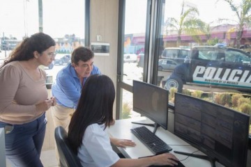 Foto de El Municipio de La Matanza lanzó nuevos centros de monitoreo en la vía pública