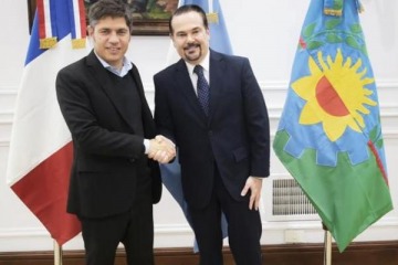Foto de Kicillof profundiza la agenda internacional y recibió al embajador de Francia en La Plata