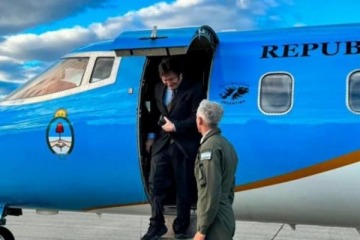 Foto de Javier Milei viaja a Córdoba para asistir al ejercicio militar conjunto con Estados Unidos