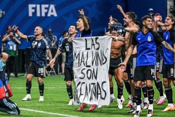 Foto de Tras el triunfo ante Inglaterra y el mensaje malvinero de la Scaloneta, excombatientes agradecieron a la Selección