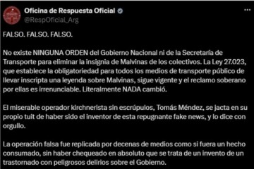 Foto de Escándalo por los stickers de Malvinas: el Gobierno negó haber ordenado retirarlos del transporte público