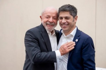 Foto de Kicillof disparó contra Milei por sus ataques contra Lula: "No representa el sentir del pueblo argentino"