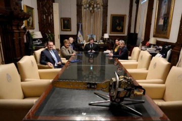 Milei se reunió con Georgieva en Casa Rosada