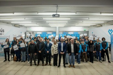Foto de Lanús capacitó a agentes del Centro de Monitoreo y entregó certificados por formación en videovigilancia
