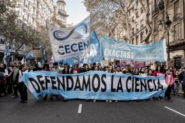 Científicos argentinos marchan en todo el país contra el ajuste del Gobierno nacional