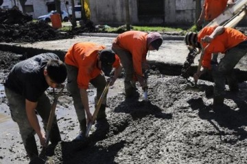 Foto de Lanús avanza con el plan de pavimentación y suma nuevos frentes de obra