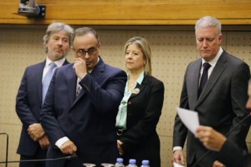 Foto de Con la presencia de ministros libertarios, Bertuzzi y Yadarola juraron como jueces de la estratégica Cámara Federal porteña