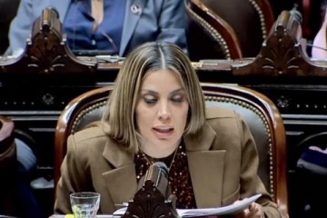 Foto de Virginia Gallardo convirtió su banca en un homenaje a Chiche Gelblung y terminó entre lágrimas