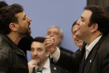Foto de Escándalo en Diputados: Grabois y un libertario quedaron frente a frente en medio de gritos por Malvinas
