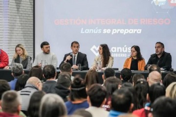 Foto de Lanús refuerza su sistema de emergencias ante eventos climáticos extremos