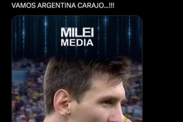 Foto de Milei buscó subirse a la despedida de Messi con un mensaje sobre el “esfuerzo”