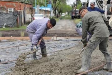 Foto de Con fondos propios, Julián Álvarez avanza con una obra que transformará cinco kilómetros de Lanús