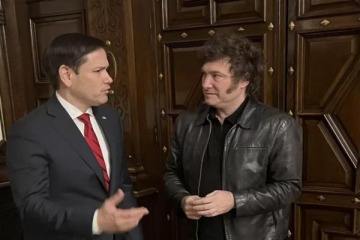 Foto de Milei habló por teléfono con Marco Rubio, el canciller de Trump: cuáles fueron los temas de conversación