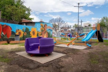 Foto de El Municipio de Lanús inauguró un nuevo espacio recreativo en Remedios de Escalada